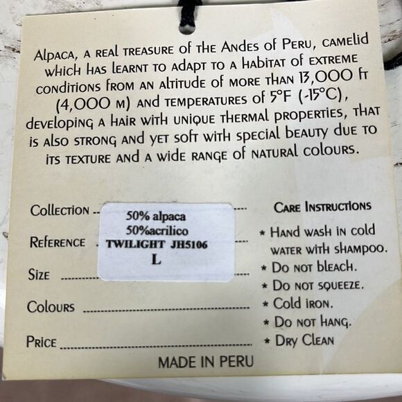 Peruvian Link Embroidered sweater cardigan - Picture 9 of 10